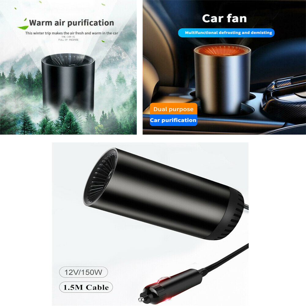 200W Car Truck Heater Heating Cooling Fan Defroster Demister Portable Universal