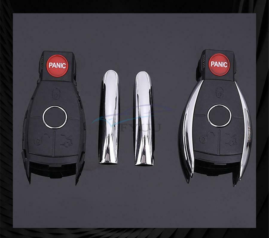 1 Piece 4 Buttons Empty Automobile Smart Remote Key Case Shell For Mercedes Benz