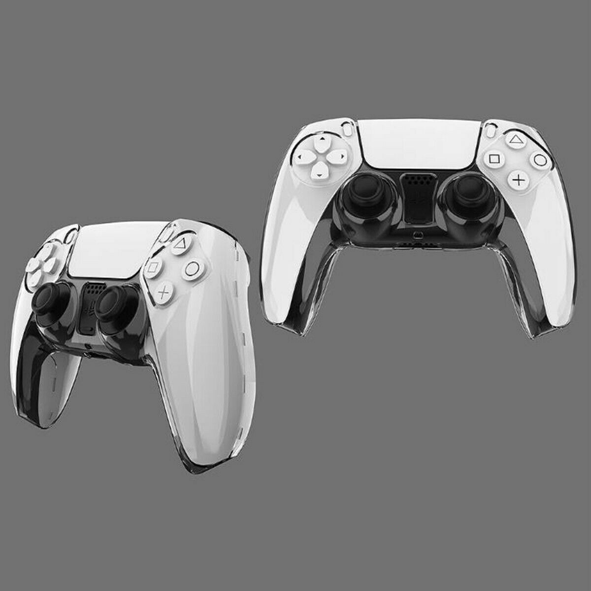 Transparent Protective Hard Case Cover Shell For Playstation 5 PS5 Controller