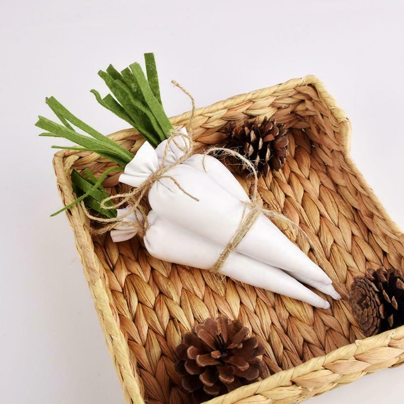 Easter Non-woven Carrot Garden Decorations Artificial Fruits Toys Party Props
