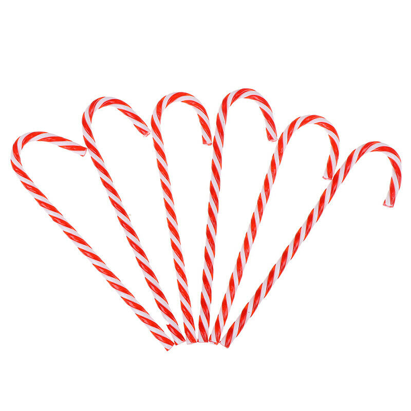 6Pcs Xmas Tree Candy Cane Hanging Ornament Decoration Christmas Party Deco.l8