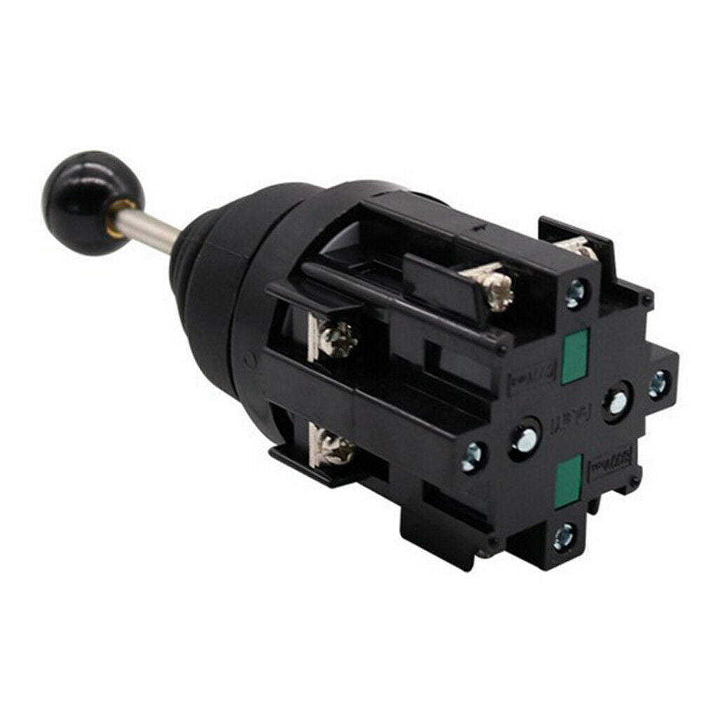 1pc Latch Joystick Cross Switch Self-reset 30mm Spacing Momentary AC380V