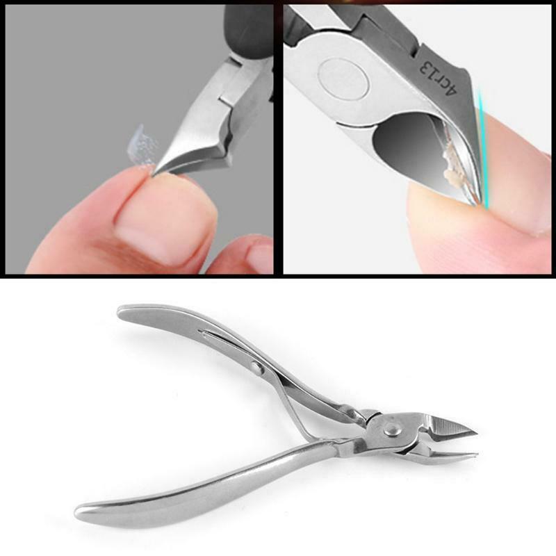 Nail Cuticle Scissor Nipper Ingrown Toenail Cutter Edge Clipper DeadSkin Remover
