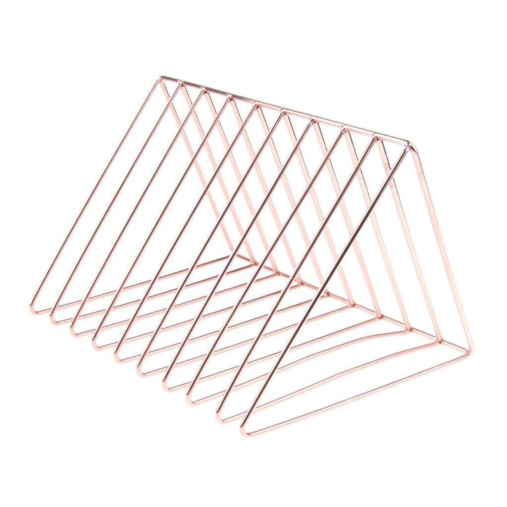Fashion Metal Bookshelf Book Stand, Magazine Holder for Magazines, Organizer for
