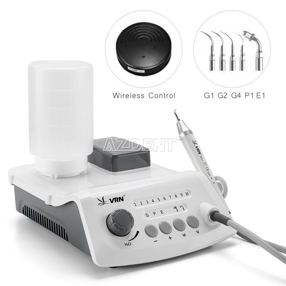 Wireless Control Dental Ultrasonic Scaler VRN-A8 LED Detachable Handpiece