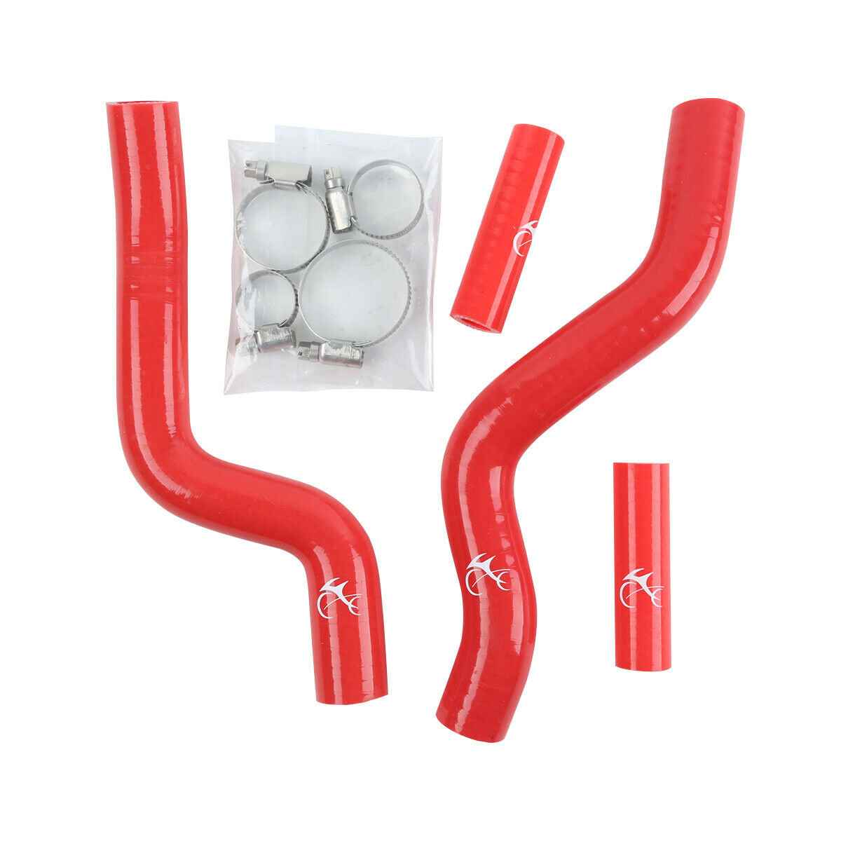 Red Silicone Radiator Hoses For Suzuki RM250 RM 250 2001-2008 2007 2006 2005
