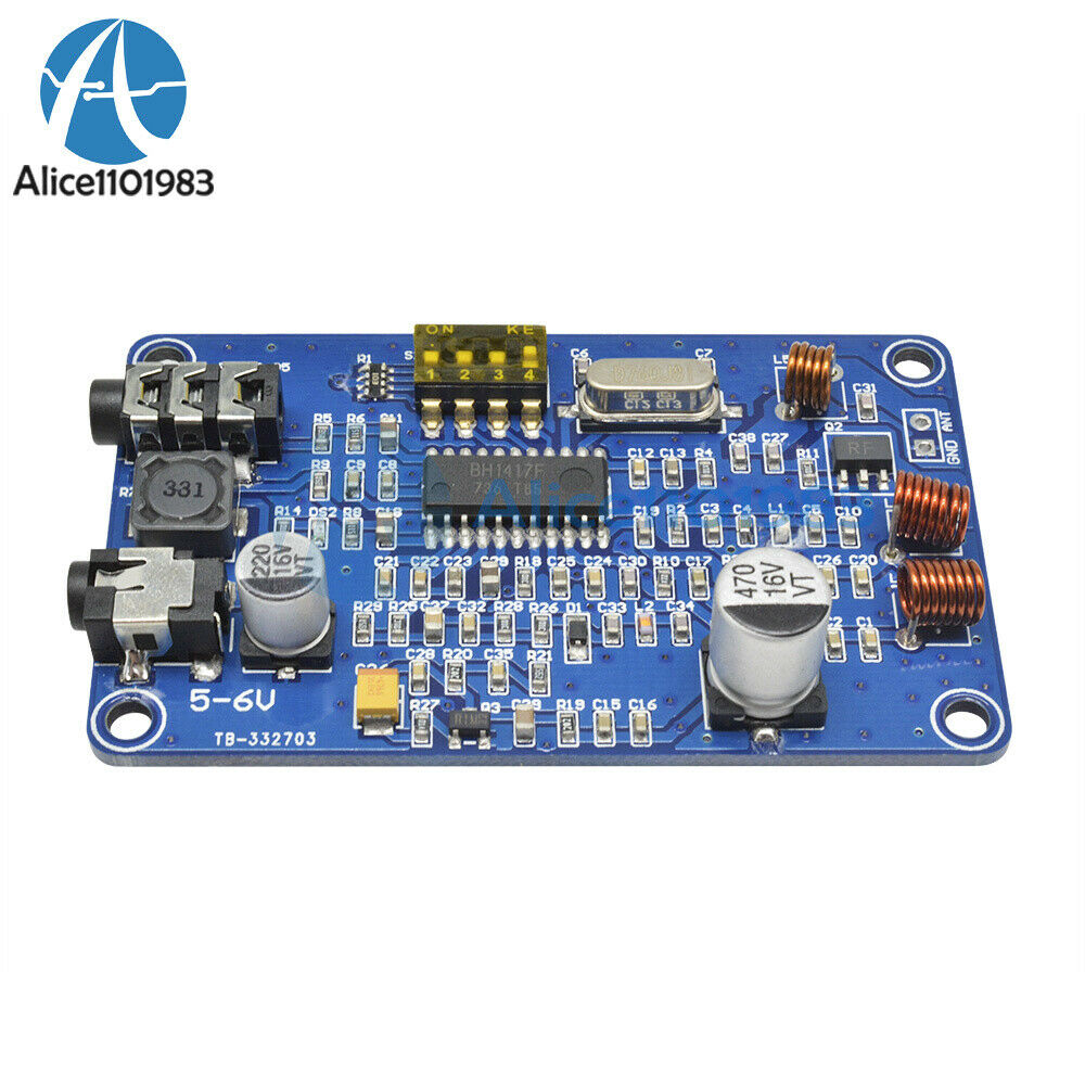 2PCS BH1417 200M 0.5W Radio Station PLL Wireless Stereo FM Transmitter Module