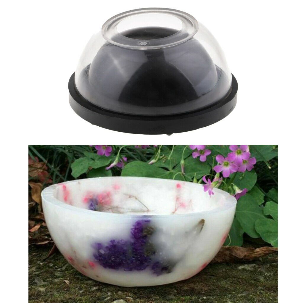 1 Set Plastic Pot Bowl Shape Candle Mould For DIY Candle Making 162x65mm
