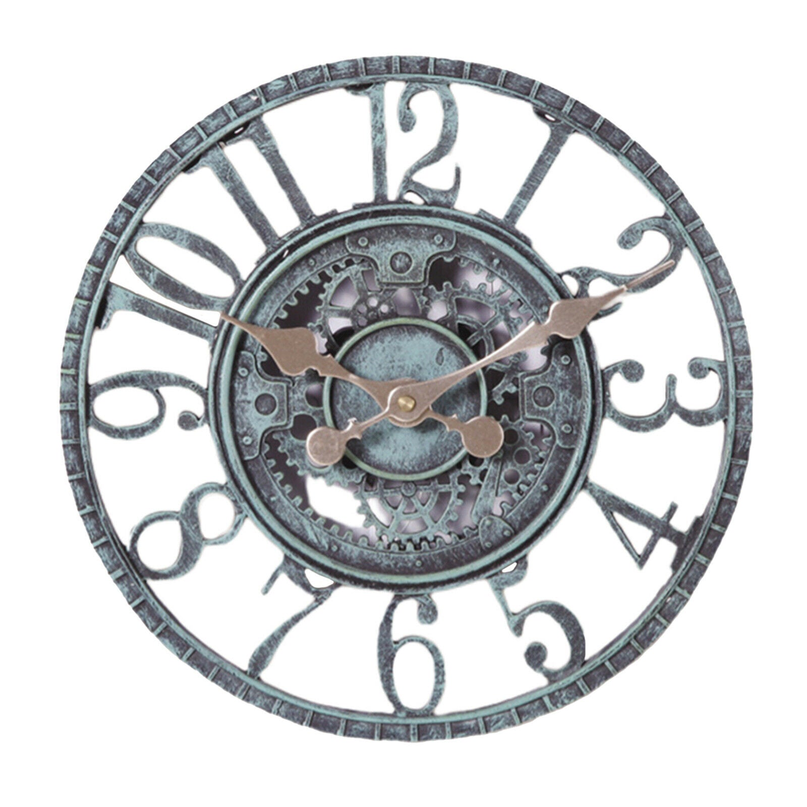 Garden Wall Clock 12 Inch Numeral for Patio Garden Pool or Hanging Outside