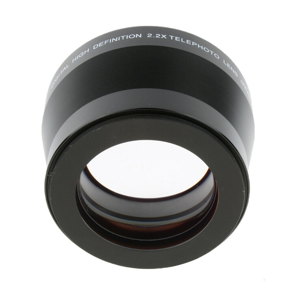 72mm 2.2x Magnification Telephoto Lens Teleconverter for 72mm Thread Cameras