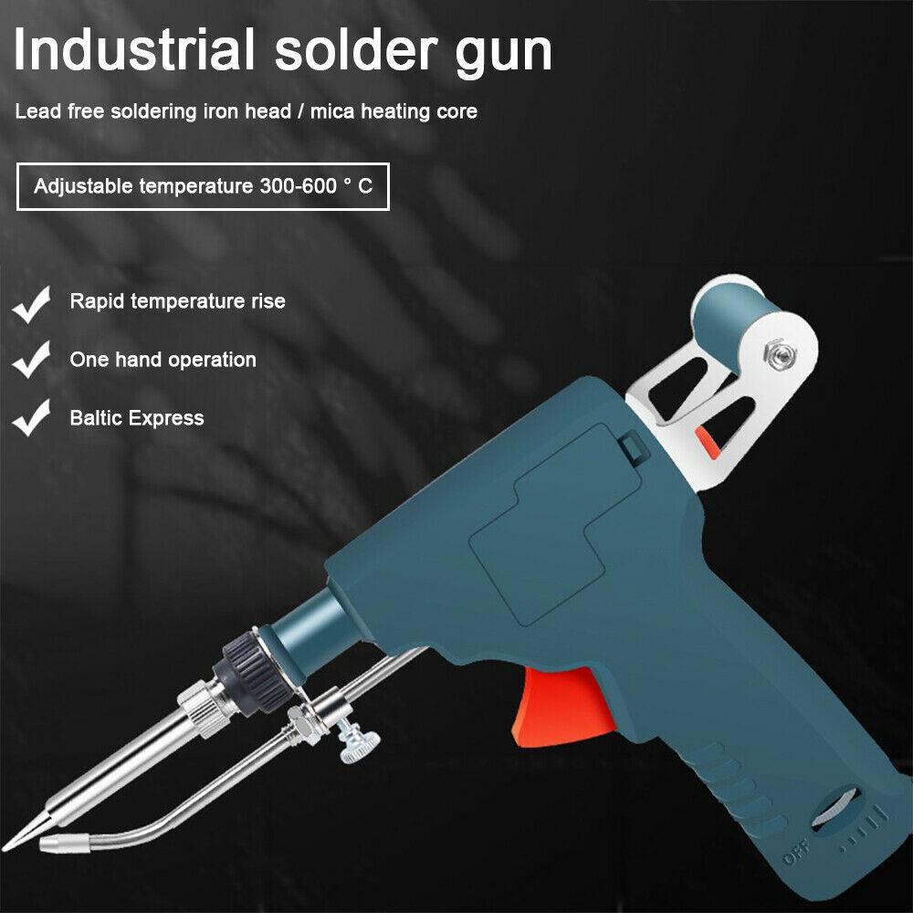 Handheld Automatic Soldering Station Iron Gun Solder Welding Tool 220V 80W