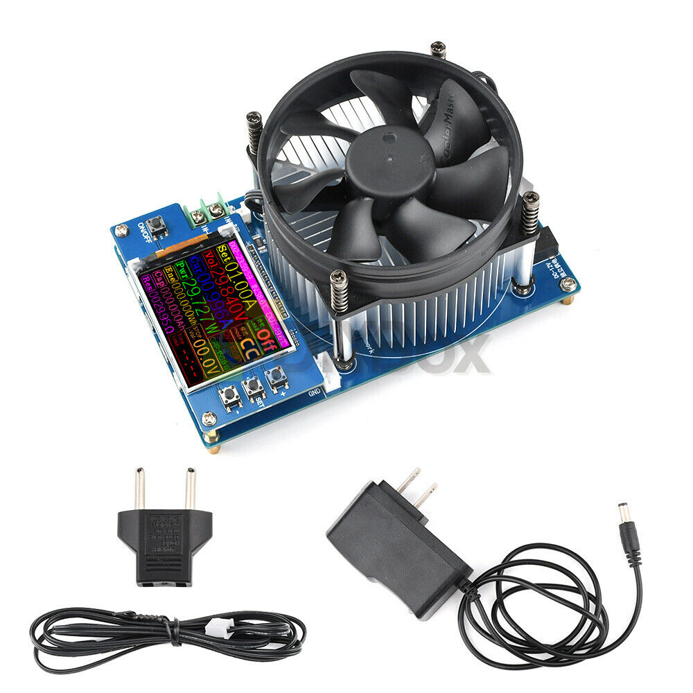 12V 10A 150W Intelligent Electronic Load Battery Discharge Capacity Tester Kit