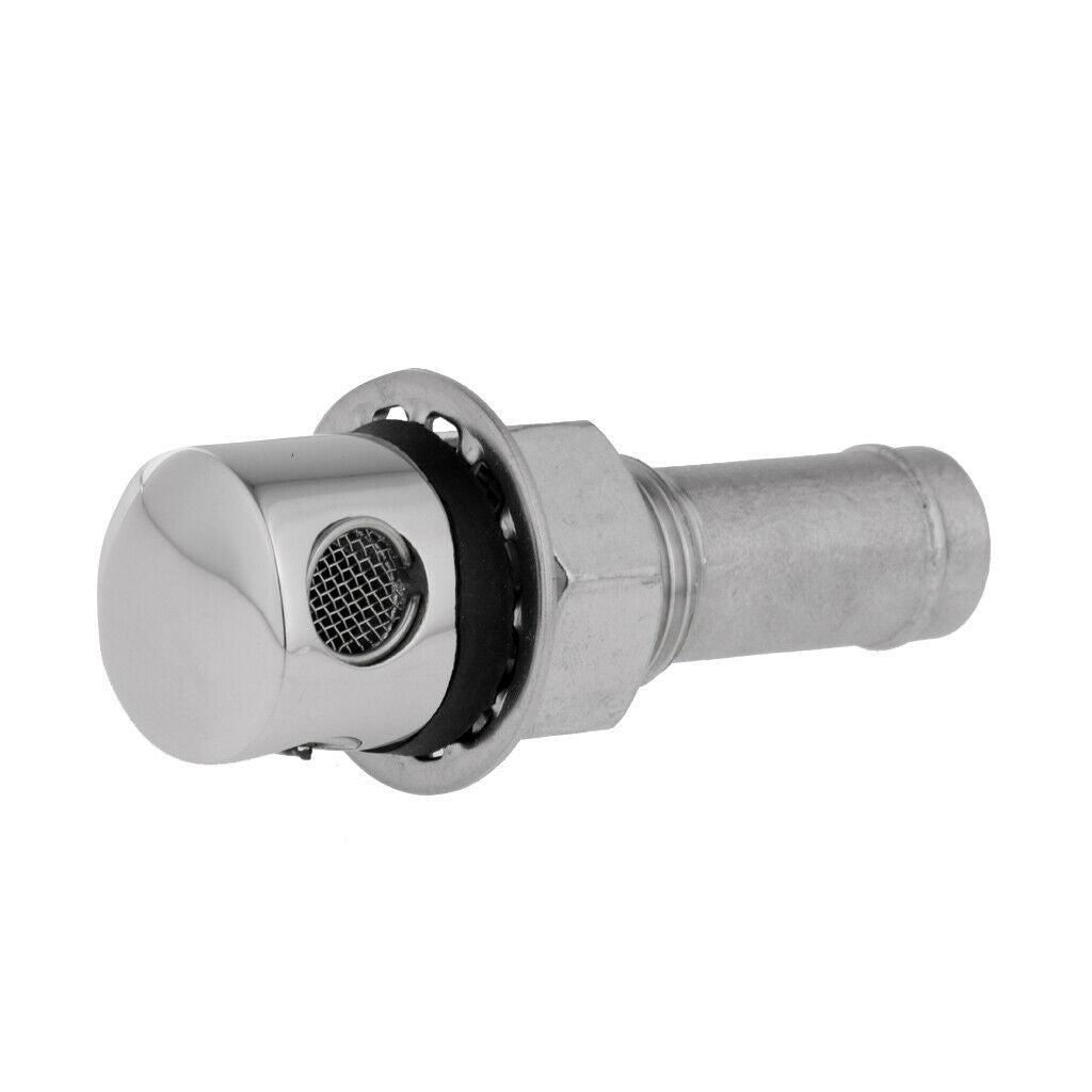 Boat Accessories Stainless Steel Straight Fuel Breather Vent 5/8" (15mm)
