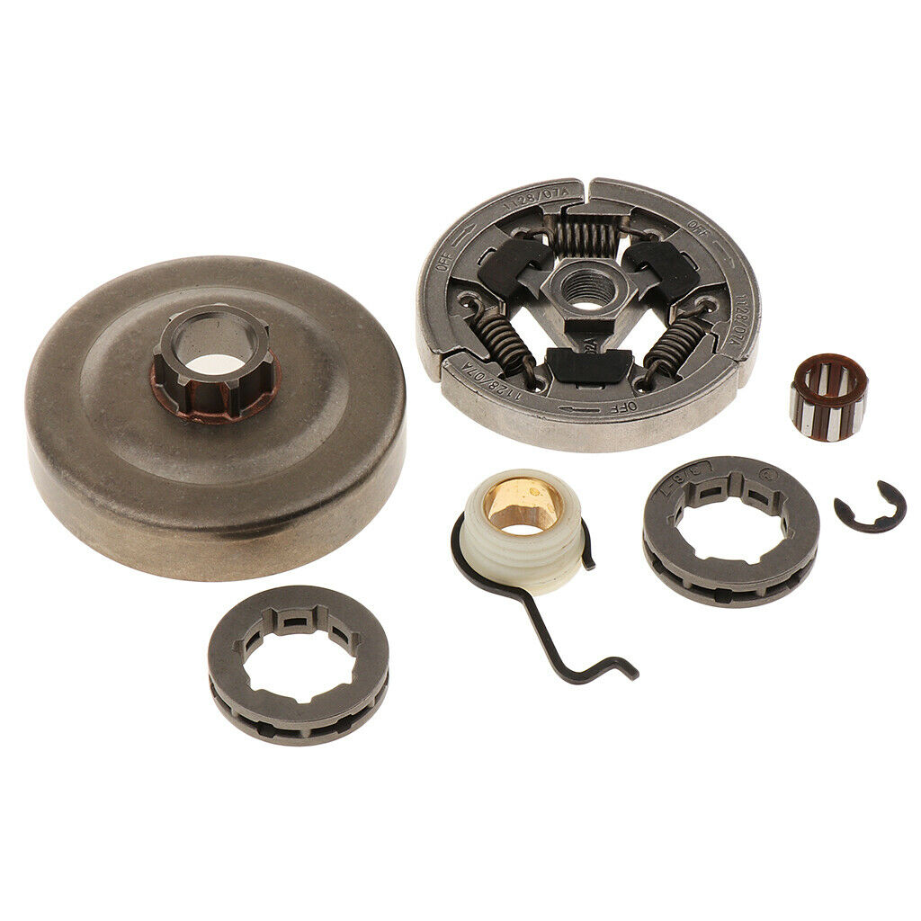 2 Sets Mower Parts Clutch Drum Sprocket Kit For MS361 044 046 MS440 MS461