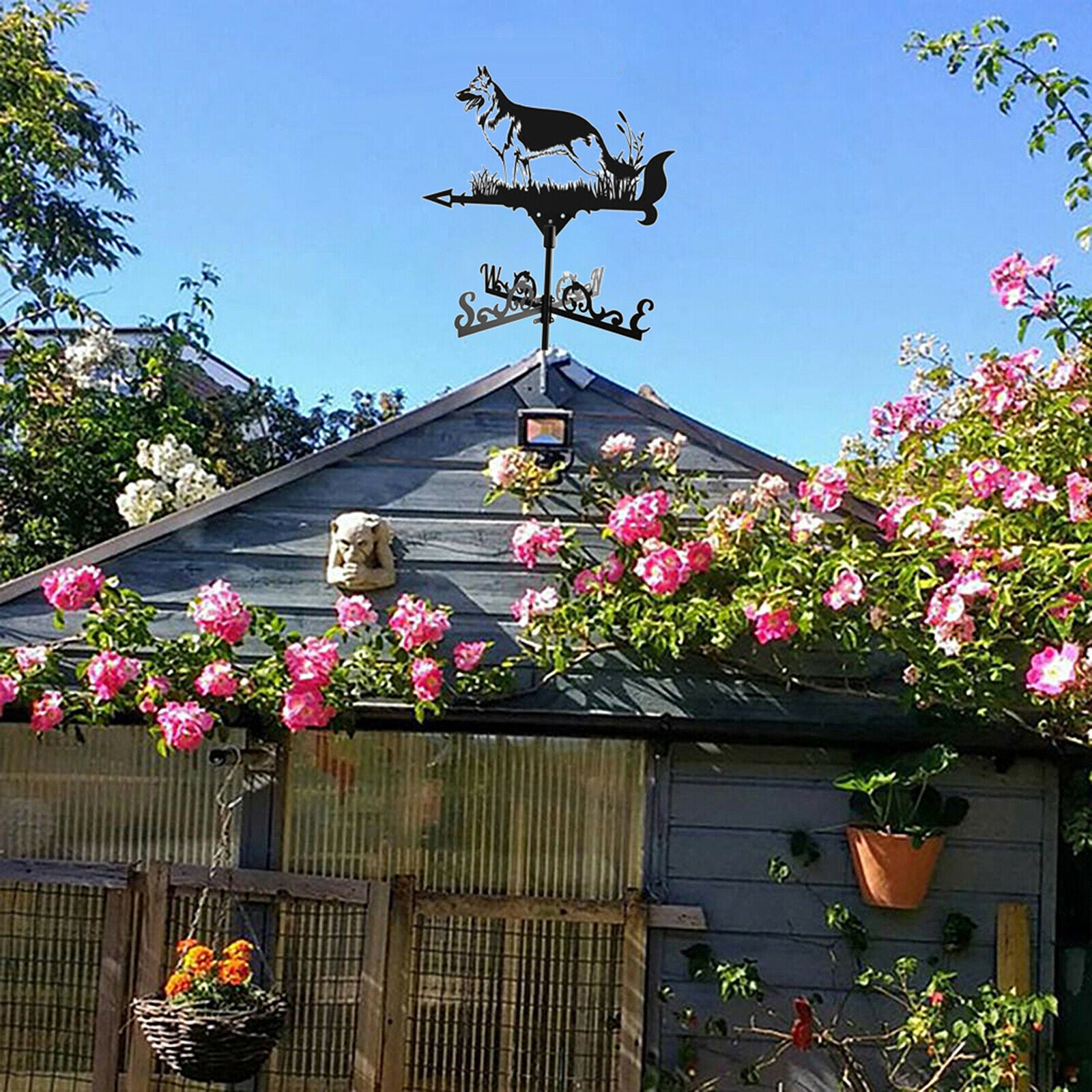 Weathervane Weather Vane Retro Farmhouse Roofs for Cupola Barn Outdoor Sheds