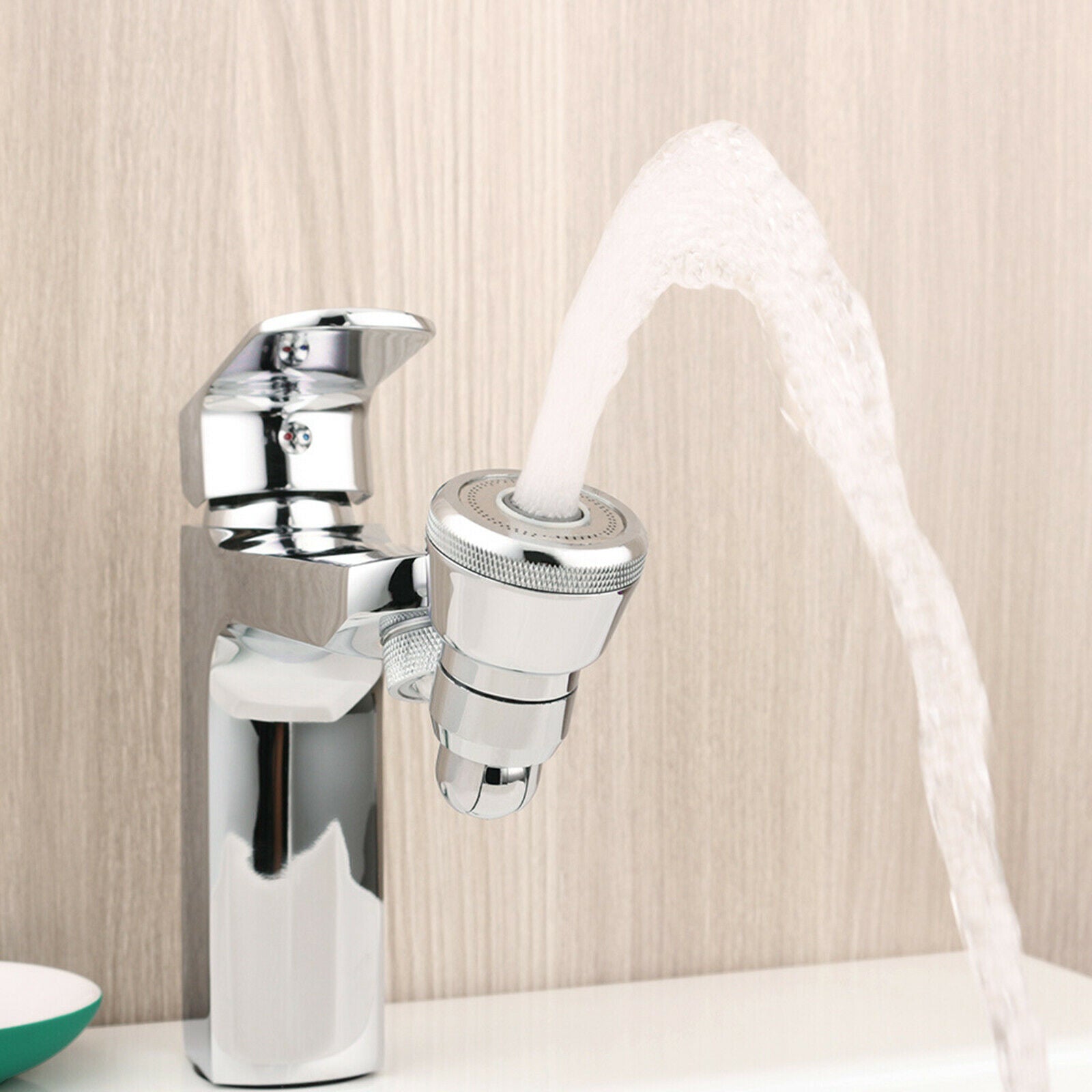 720Â° Rotating Splash-proof Faucet Extender 2 Modes Splash Filter Faucet