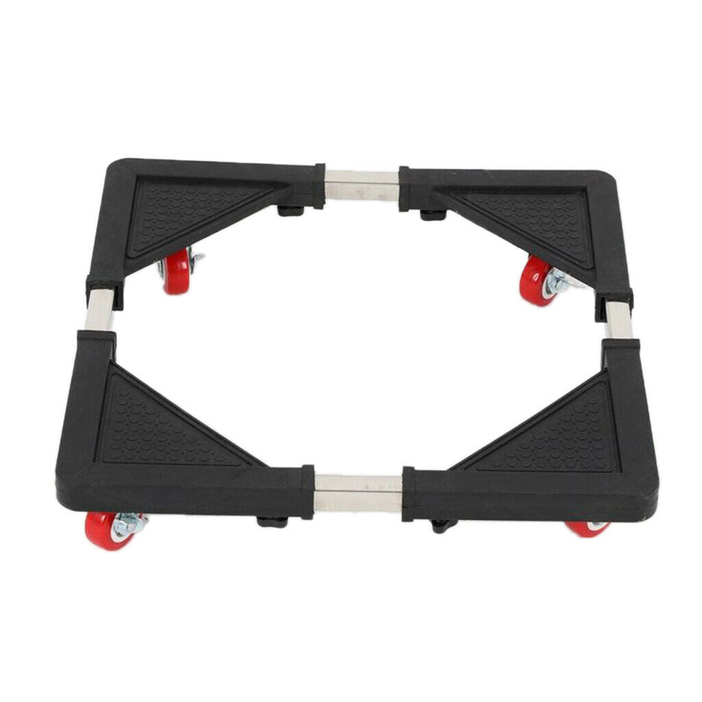Adjustable Fridge Dryer Washing Machine Floor Stand Movable Base Moving Cart