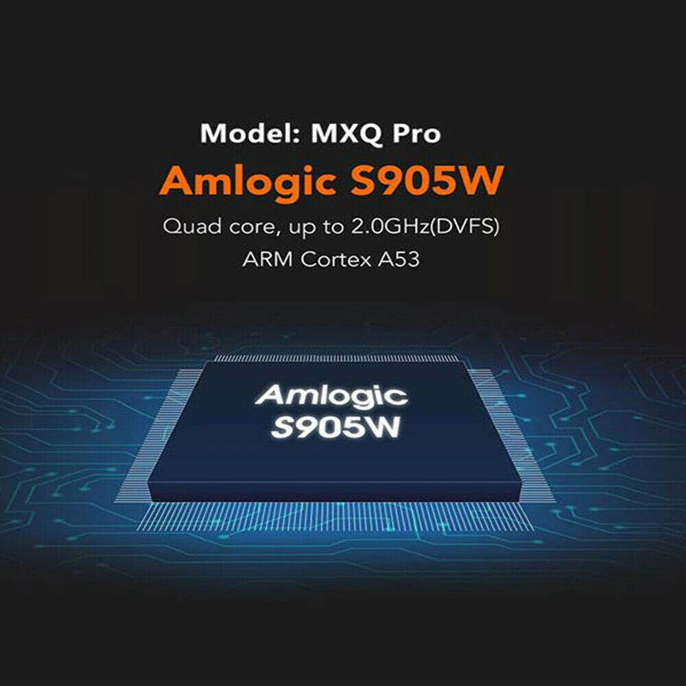5G Wifi MXQ Pro 4K HD 64Bit Android Quad Core Smart TV Box Ram 2GB ROM 16GB B5