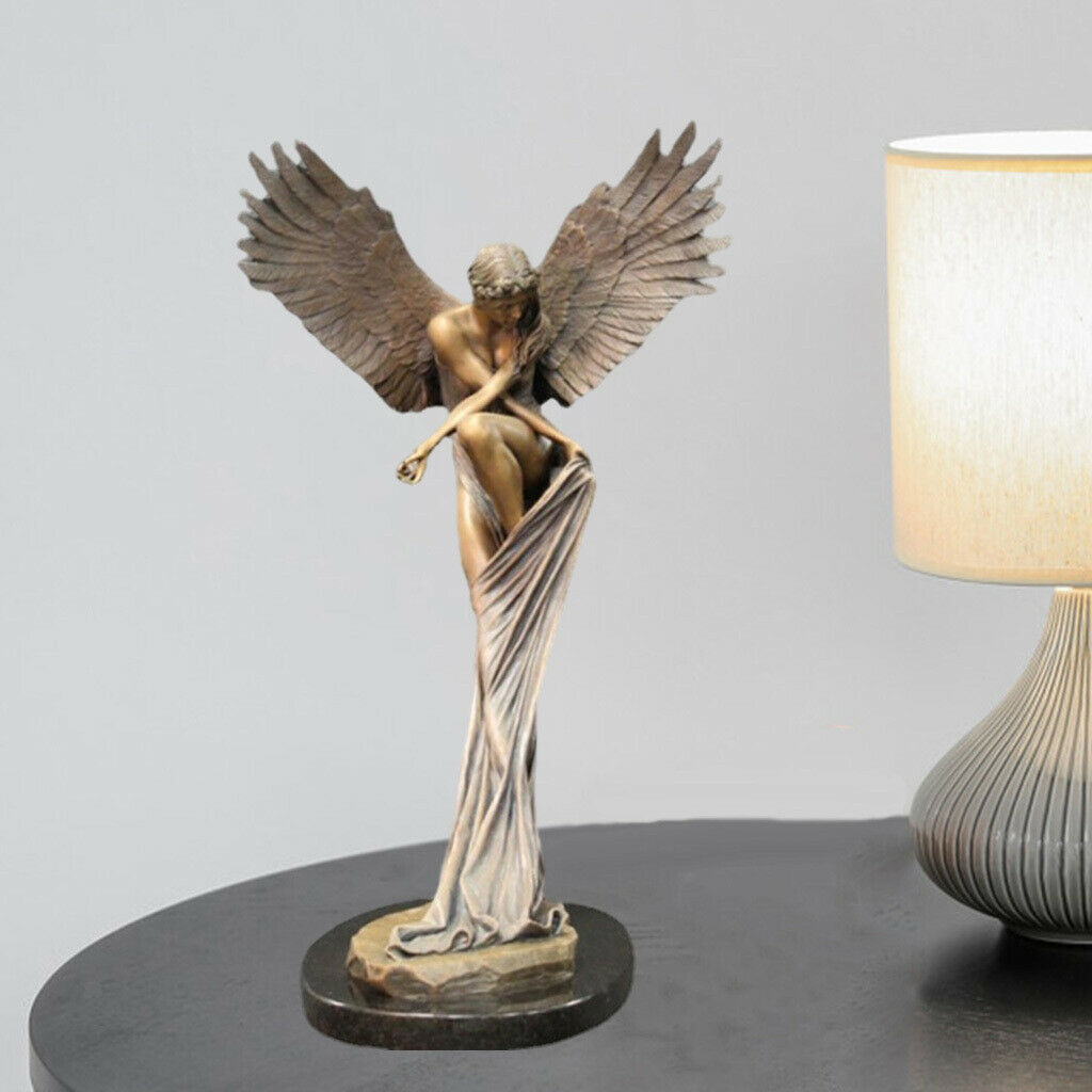 Redemption Angel Statue Photo Props Living Room Church Decorative Ornaments