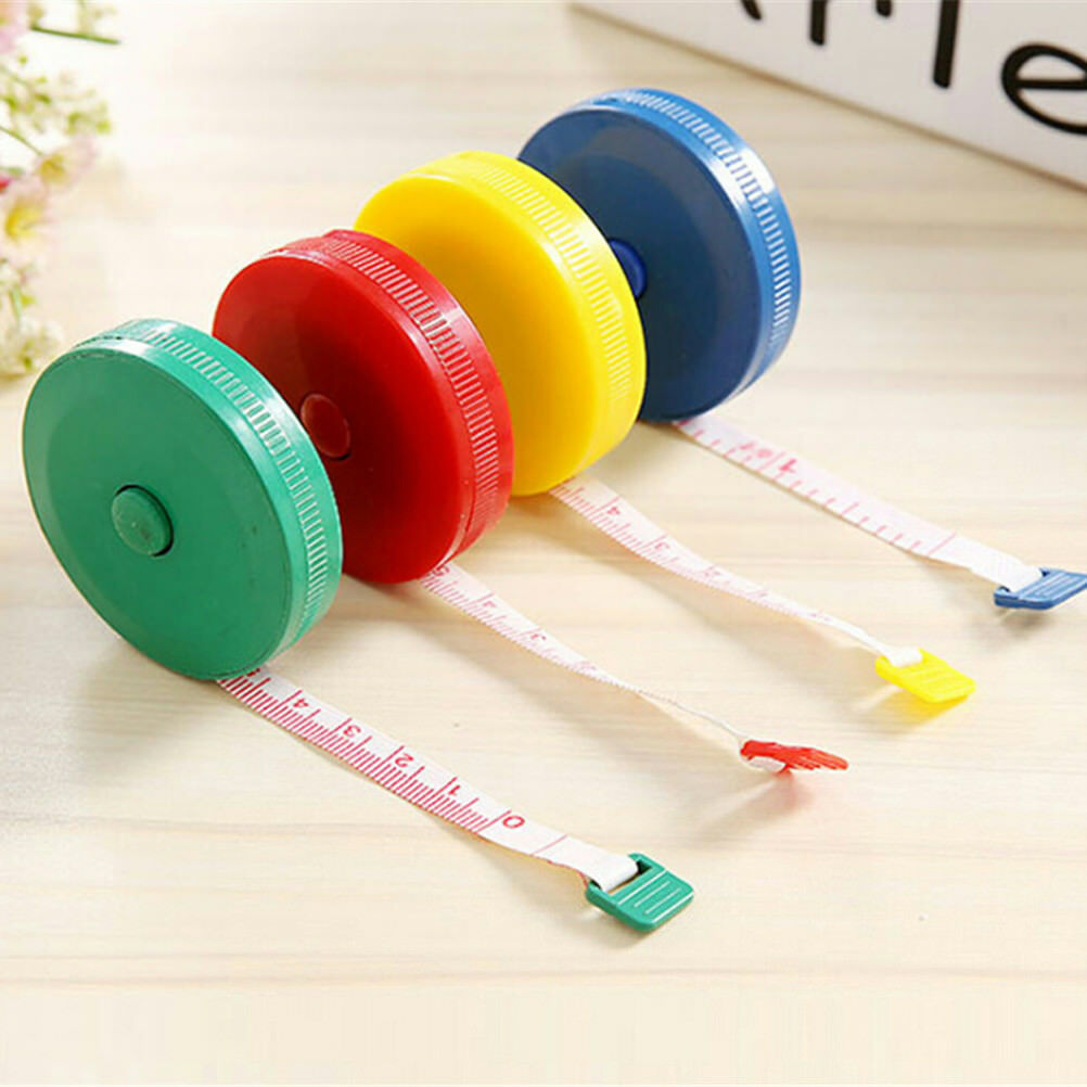 5X Portable Retractable Body Measuring Ruler Sewing Cloth Tailor Tape 60".l8
