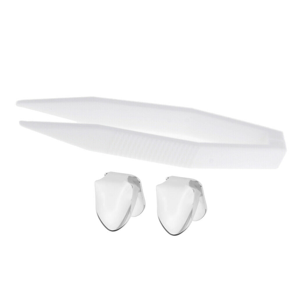 1 Pair Single Grill Tooth Clip Plated Mouth Teeth   Grills Bling Hip Hop