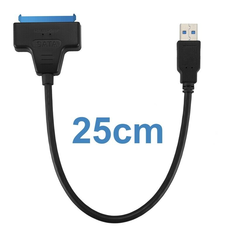 Converter cable USB 3.0 port Sata III SSD / D 2.5 inch, Black / anthracite M9QQ2