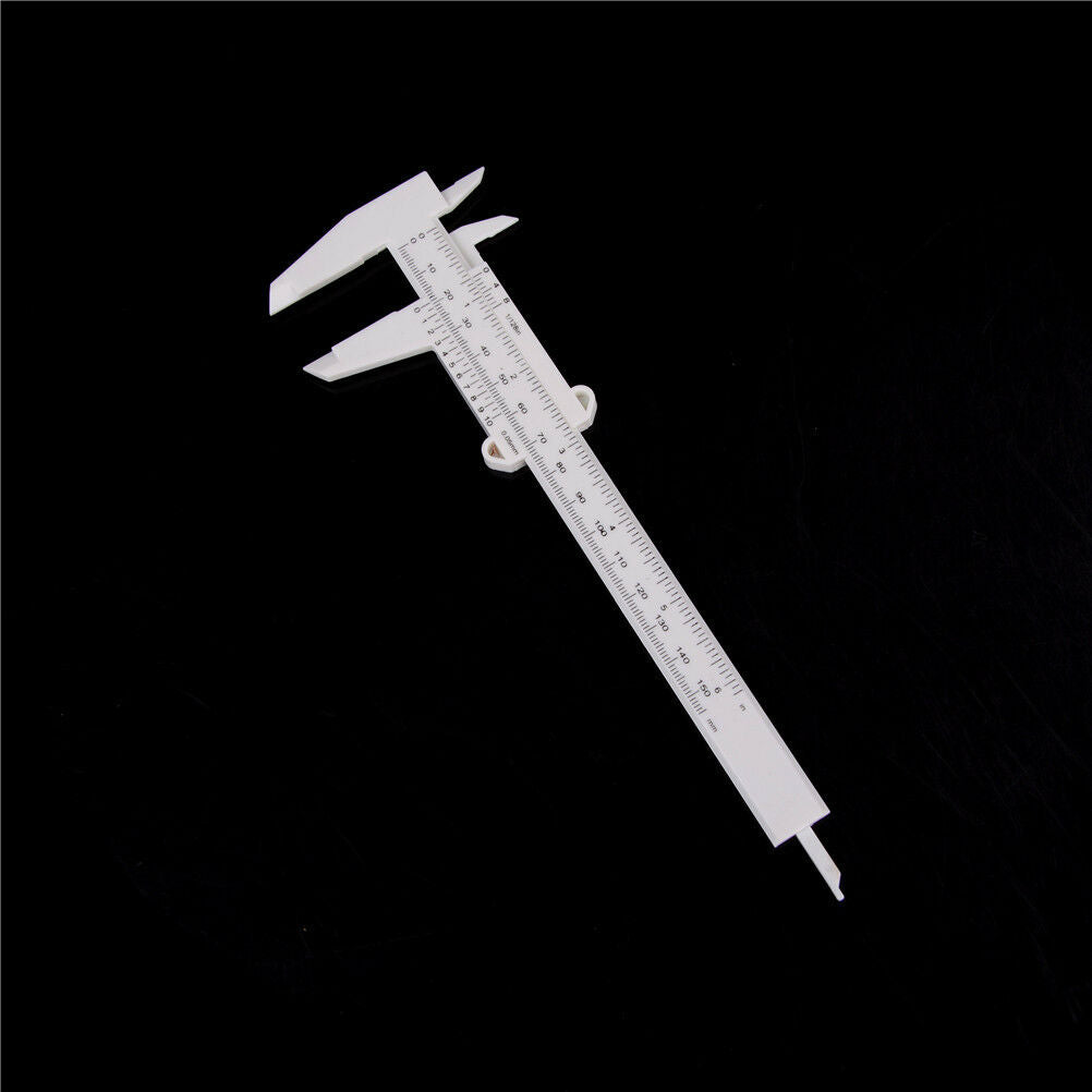 Portable 6 Inch 150mm Plastic Ruler Jewelry Sliding Gauge Vernier Calipe.l8