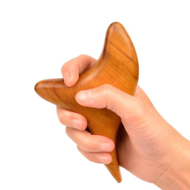 Trigeminal Body Massager Neck Shiatsu Reflexology Wooden for Blood Circul.l8