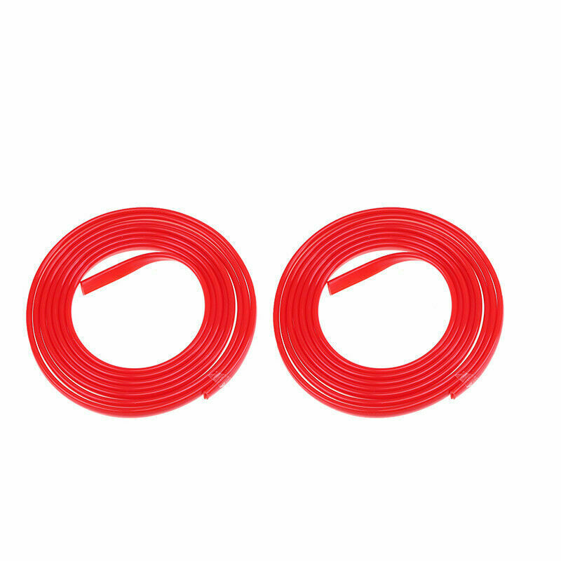 6m Red Edge Door Guard Trim DIY CAR Moulding Guards Molding Protector 20ft Strip