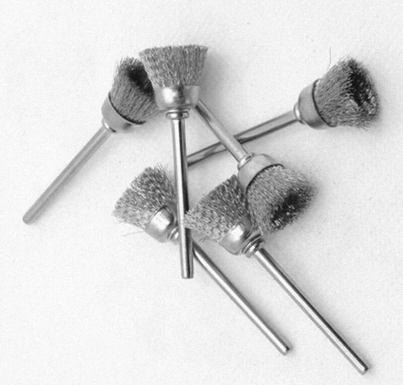 New 15Pc Wire steel Brush Brushes Wheel- for Dremel Die grinder & Rotary tools