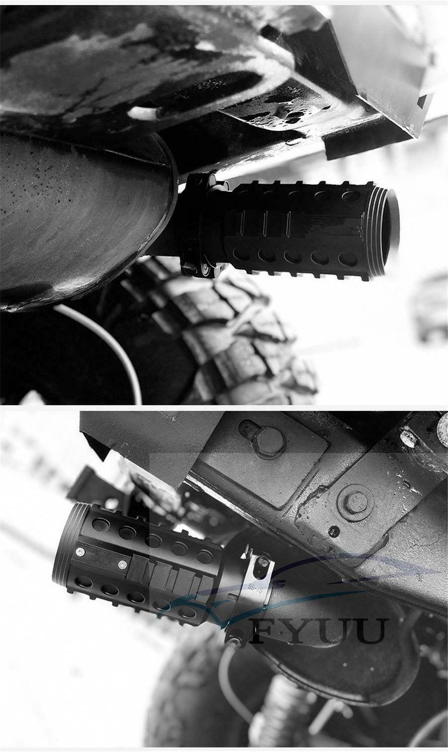 Universal Aluminum Straight Decoration decorative grenade Exhaust Pipe Mufflers
