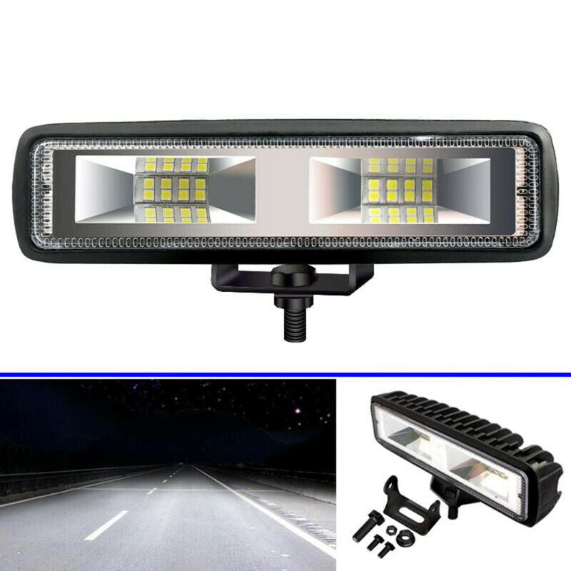 16LED Work Light Bar 48W 6000K Waterproof Car Spot Beam Fog Driving LampB j SJ