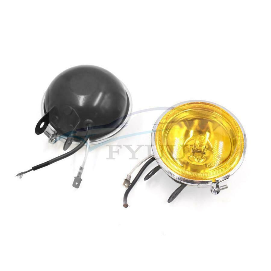 1PC 3 Inch Work Lamp 55W DRL Round Car Fog Lamp Daytime Running Light Yellow 12V