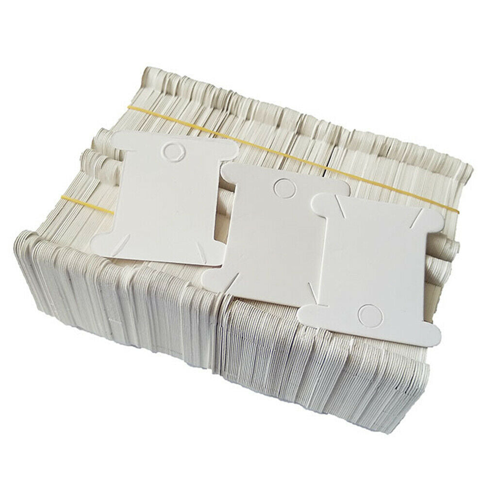 600x Hard Floss Bobbins Organizer Winder Thread Bobbin Winding Board Reel