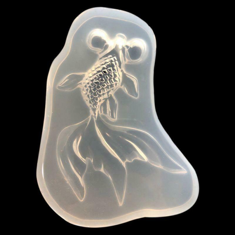 Mirror Crystal Epoxy Mould DIY Handmade Material Goldfish Silicone Mold Jewelry