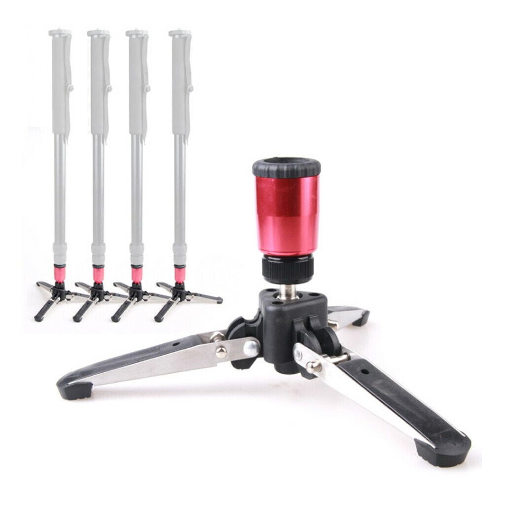 1 piece adjustable monopod base, 3/8 '' inch base for all cameras