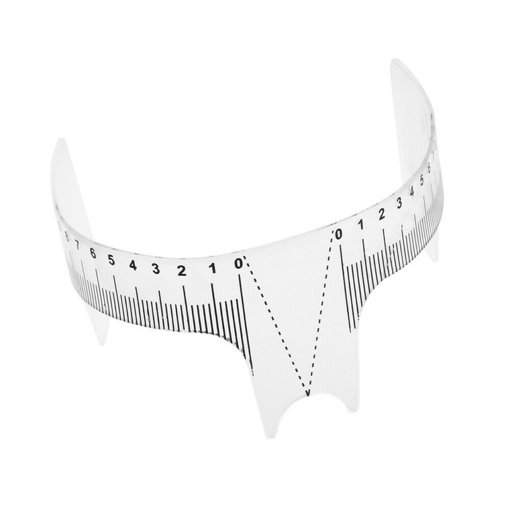 Stainless Calipers Eyebrow Microblading Ratio Measure Tool + Shaper Ruler
