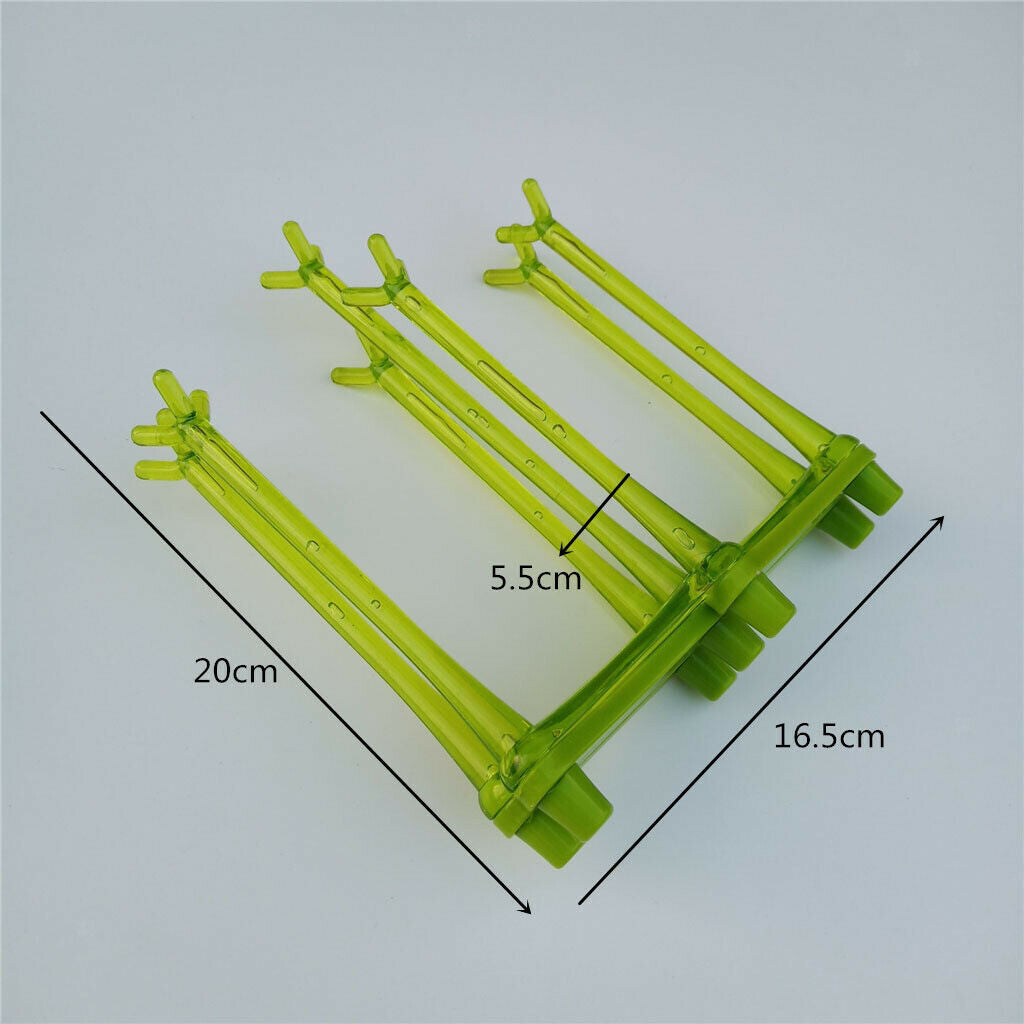 Foldable Bottle Drying Rack Drinking Glass Bottle Drainer Stand Dryer Tree