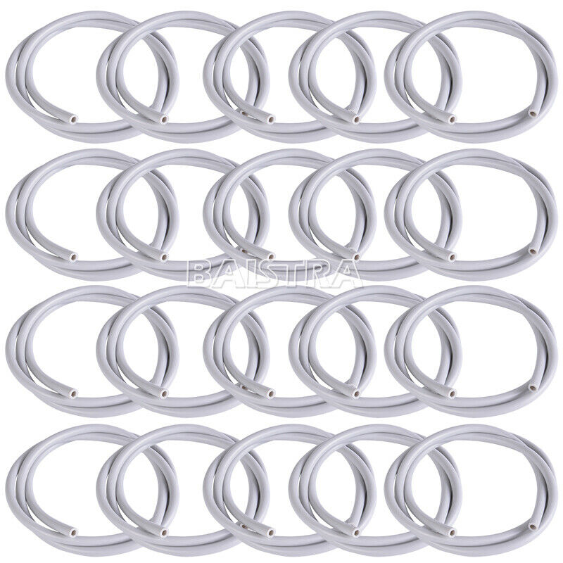 50 PCS Tubing Hose Pipes 1.5m for Dental Saliva Ejector Suction Low Weak HVE