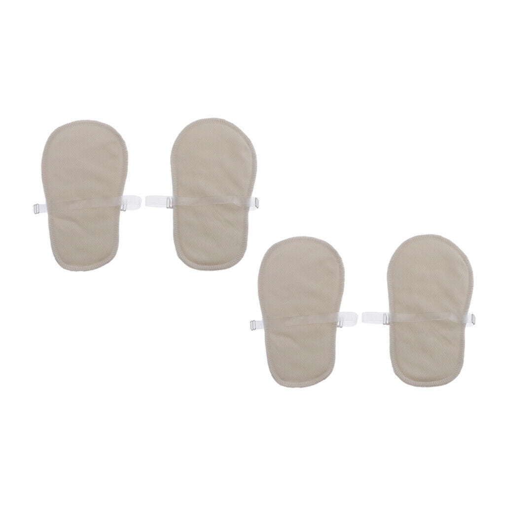 4PCS Washable Comfort Underarm Armpit Sweat Absorbent Guards Shields Pads