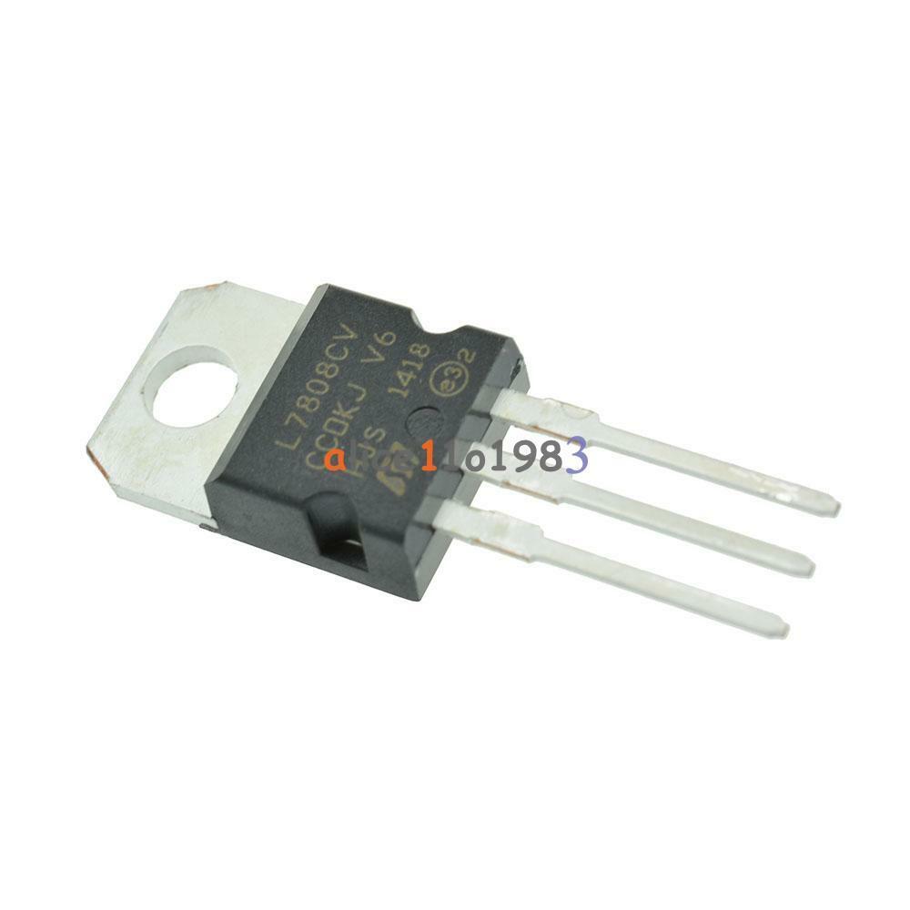5pcs 7808 L7808 L7808CV LM7808 8V Voltage Regulator TO-220