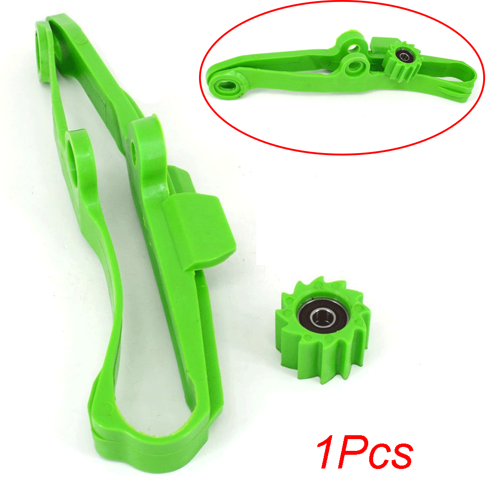 Green Chain Slider Swingarm Guide Lower Roller for Kawasaki KX250F KX450F 09-16