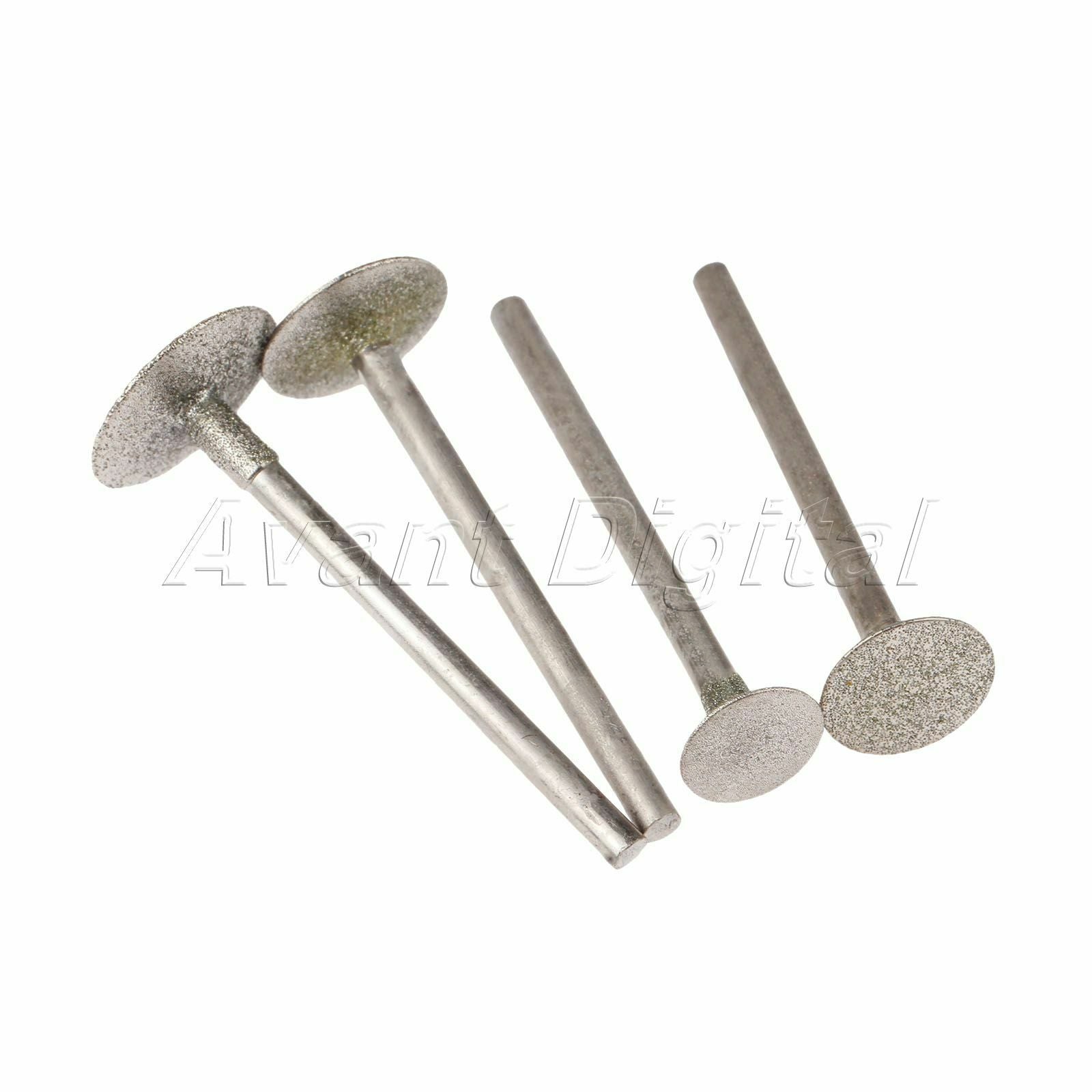10-16mm Ultra-Thin T Head Carving Jade Stone Metal Grinding Drill Bits Kit 4pcs