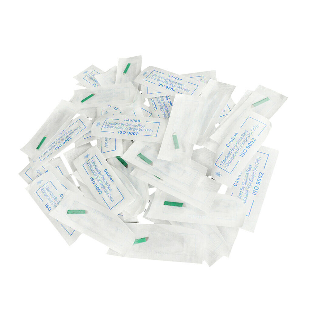 50pcs Eyebrow Microblading Needles 14 Pins Disposable Blades Tattoo Makeup