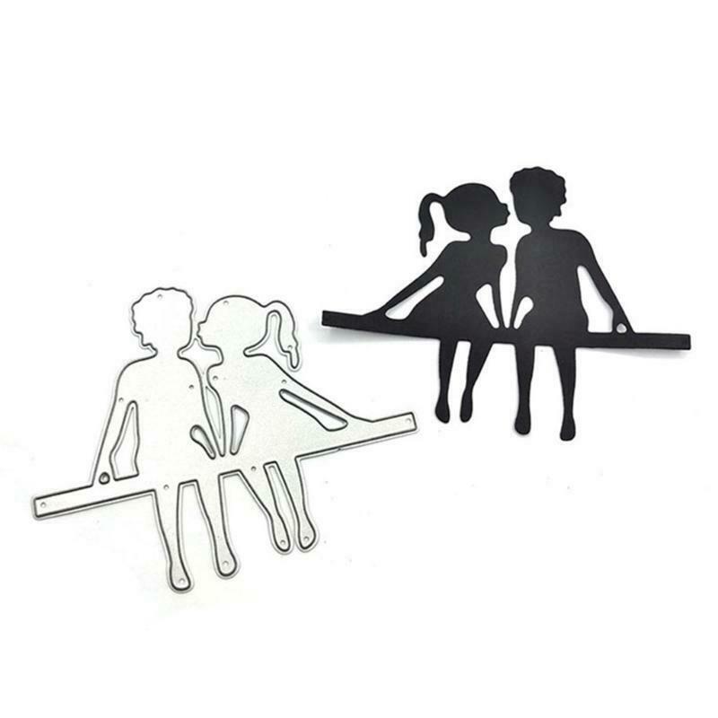 Couples Metal Cutting Dies Stencil DIY Scrapbook Album Paper Card Template
