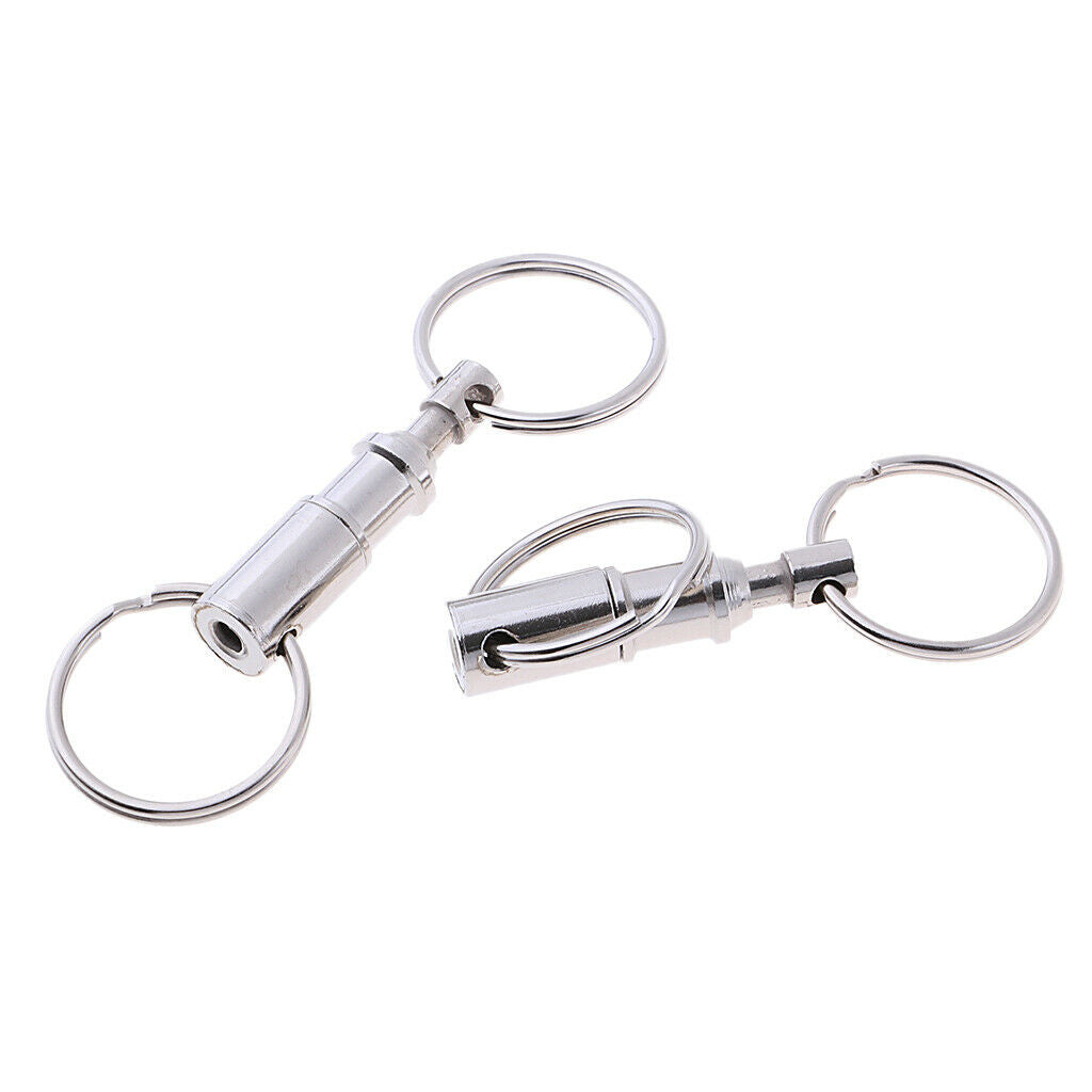 2 pieces detachable key chain for camping, hiking, hiking,