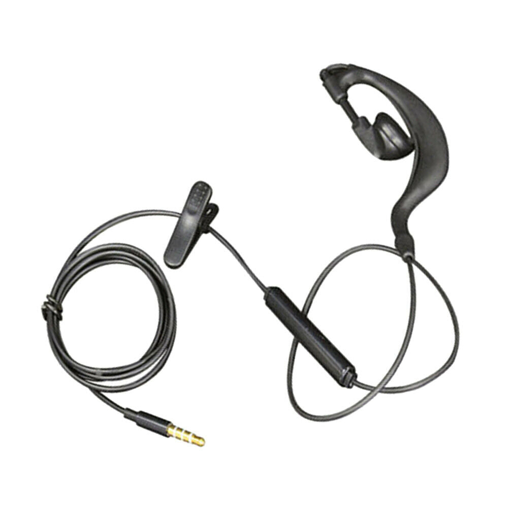 Single   3 . 5mm   Earphone   Wired   In - ear   Headphones   w / Mic   for