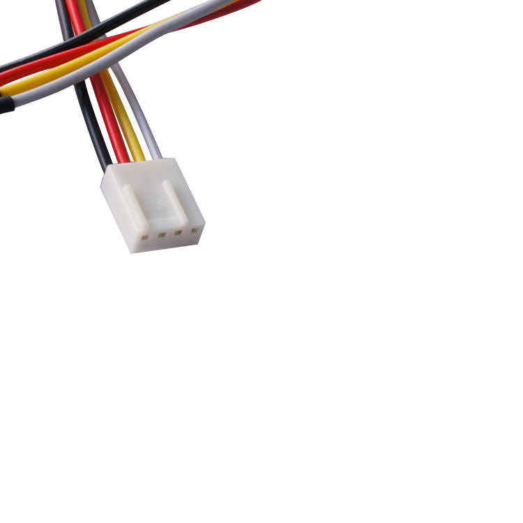 2pcs 22cm power Fan Extension Cable 4 Pin Male Plug to Female Socket Lead fans