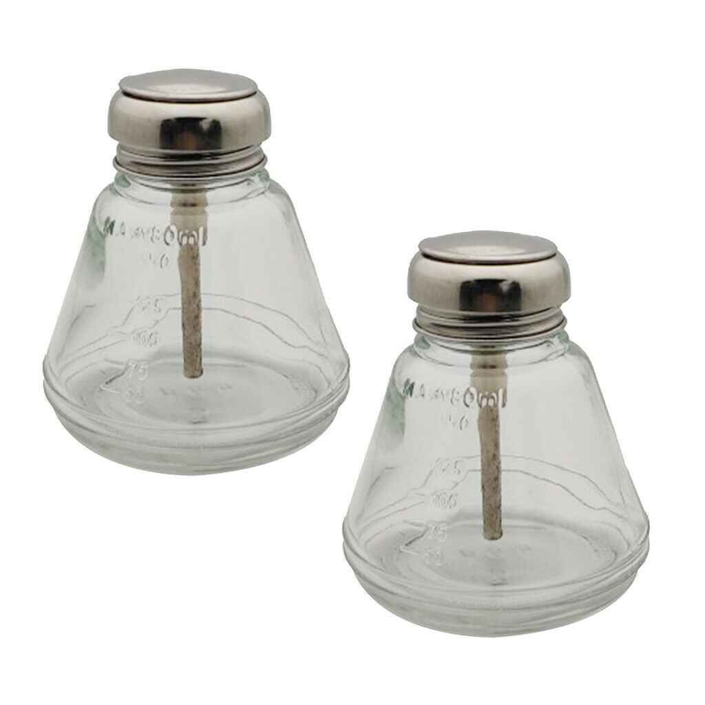 2pcs 180ml Empty Nail Polish Remover Pump Dispenser Push Down Press Bottle