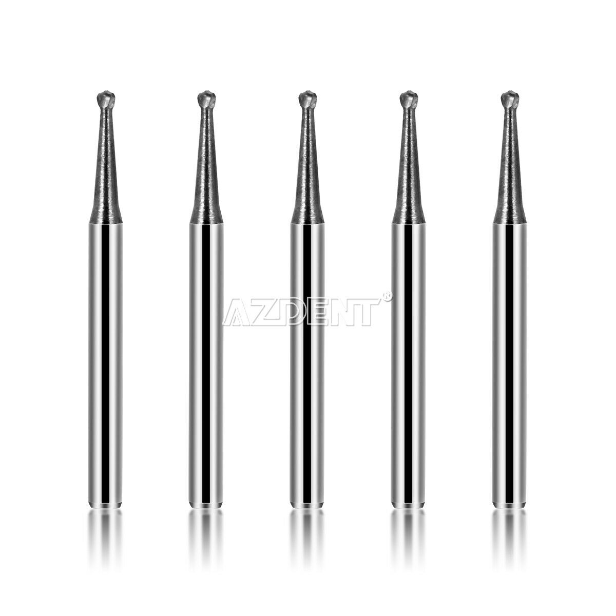10KIts Dental Tungsten Carbide Burs Round Type for High Speed Handpiece FG 1